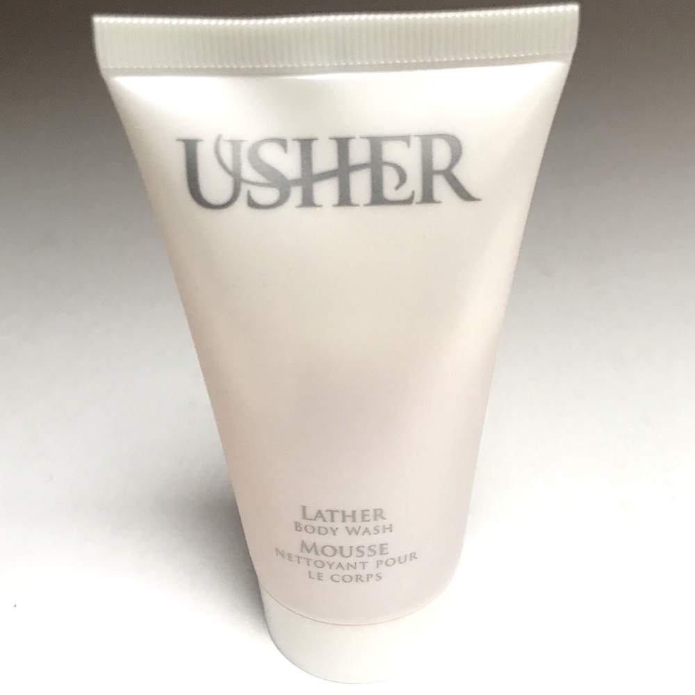 Usher lather body wash mousse 2.5 fl oz/ 75 ml NEW